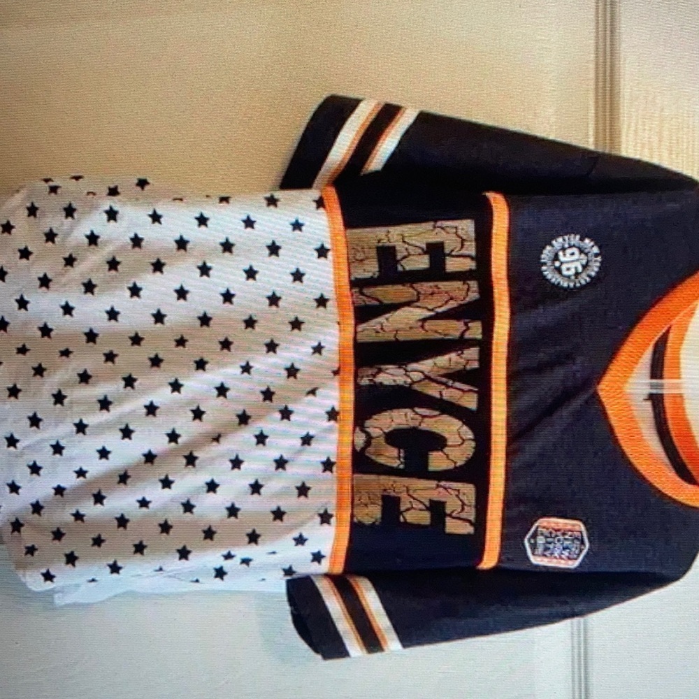 Enyce Boys Orange tan shorts outfit set